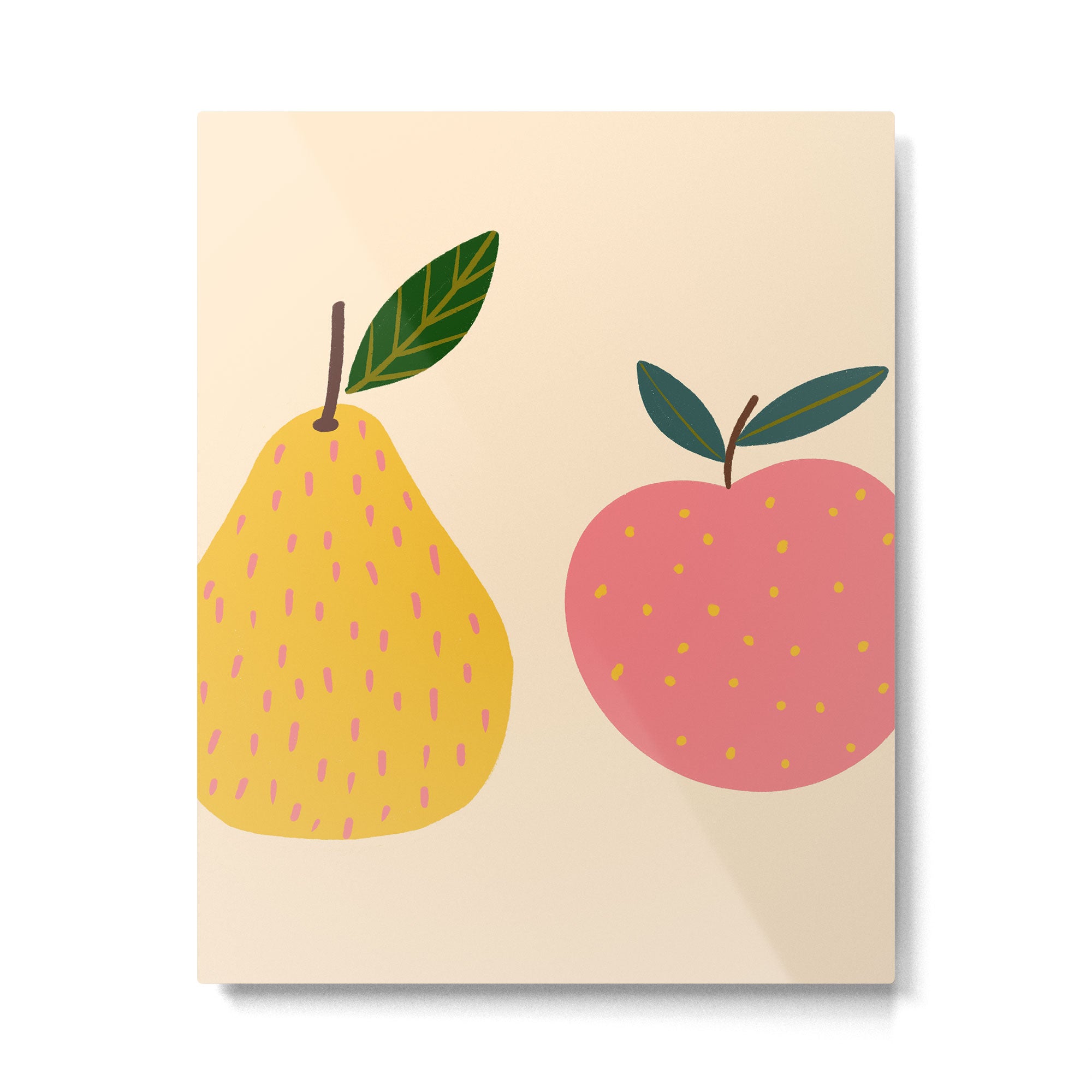 Apple and Pear  Metal Print Gallery Image 6