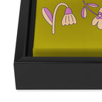 Art déco Floral  Framed Canvas Print Gallery Image 3