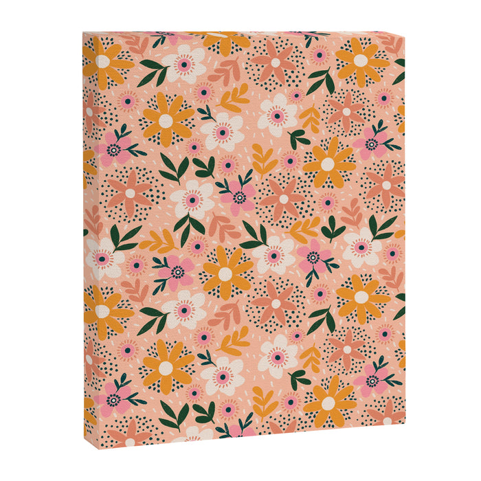 Autumn Floral Pattern Canvas Print Gallery Image 1