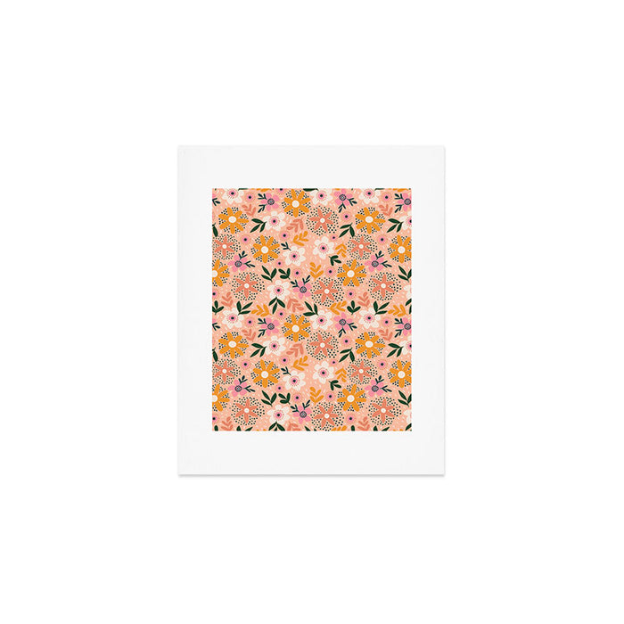 Autumn Floral Pattern Art Print Gallery Image 1
