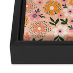 Autumn Floral Pattern Framed Canvas Print Gallery Image 3