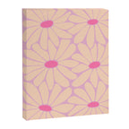 Big Daisy - Groovy Flower Pink Canvas Print Gallery Image 8