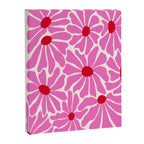 Big Groovy Flower - Pink and Red Canvas Print Gallery Image 8