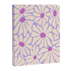 Big Groovy Flower - Purple Canvas Print Gallery Image 8