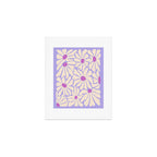 Big Groovy Flower - Purple Art Print Gallery Image 1