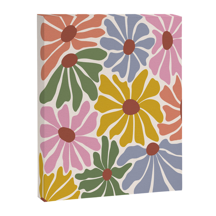 Big Groovy Flower - Vintage Canvas Print Gallery Image 1
