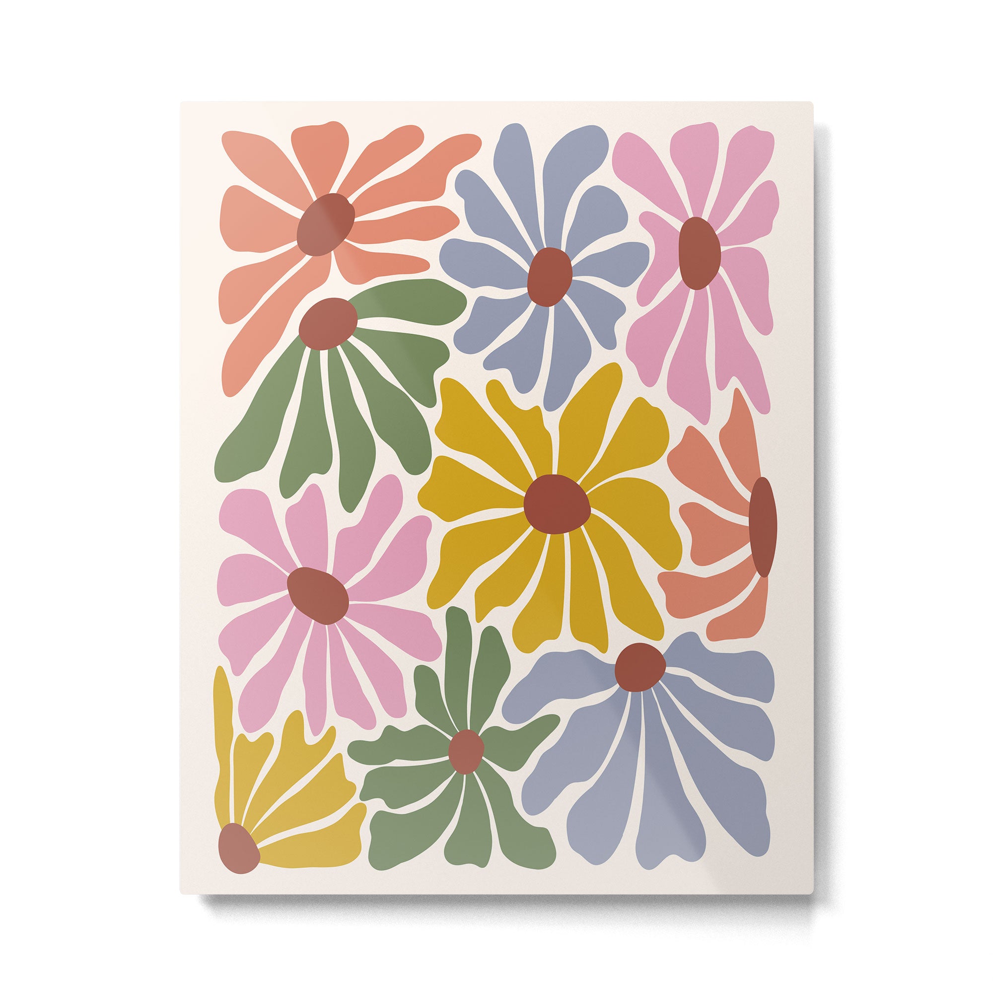 Big Groovy Flower - Vintage Metal Print Gallery Image 6