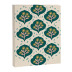 Block-Print Floral Canvas Print Gallery Image 8