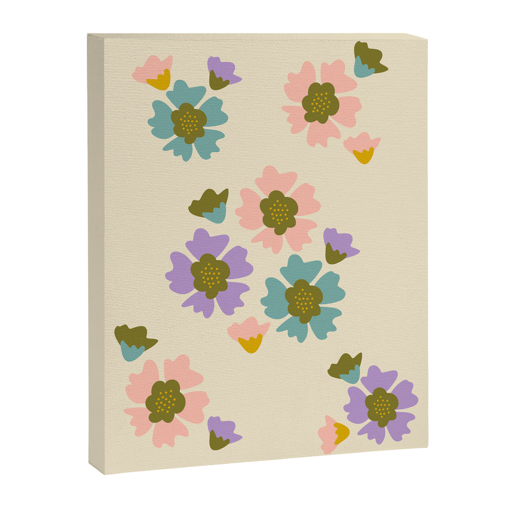 Blooming Flower - Cream  Canvas Print Gallery Image 6