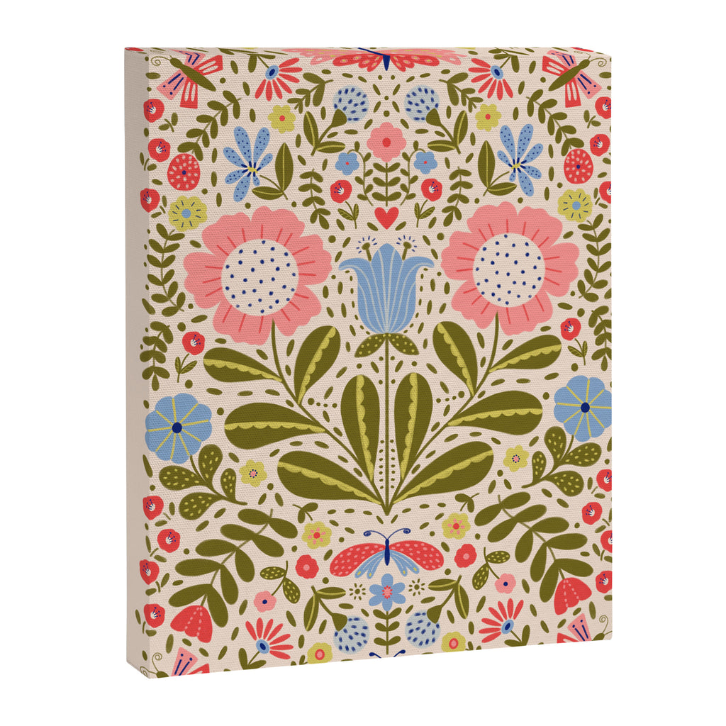 Blooms & Butterflies  Canvas Print Gallery Image 6
