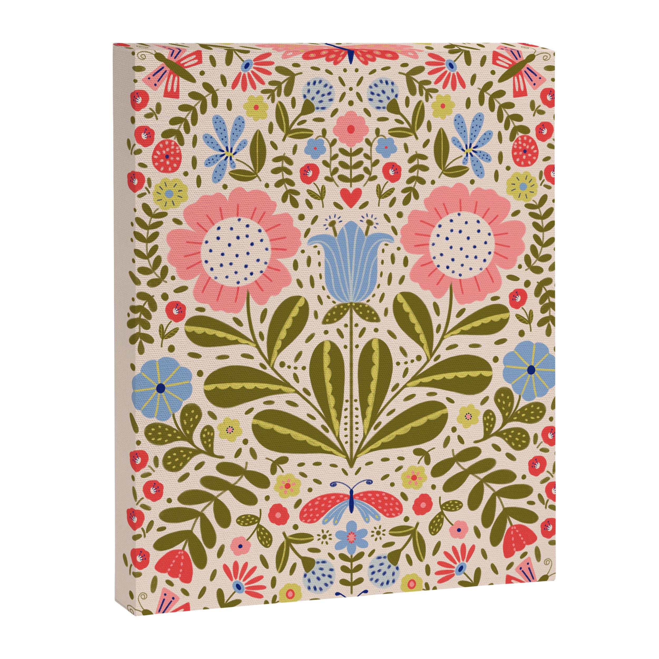 Blooms & Butterflies  Canvas Print Gallery Image 6