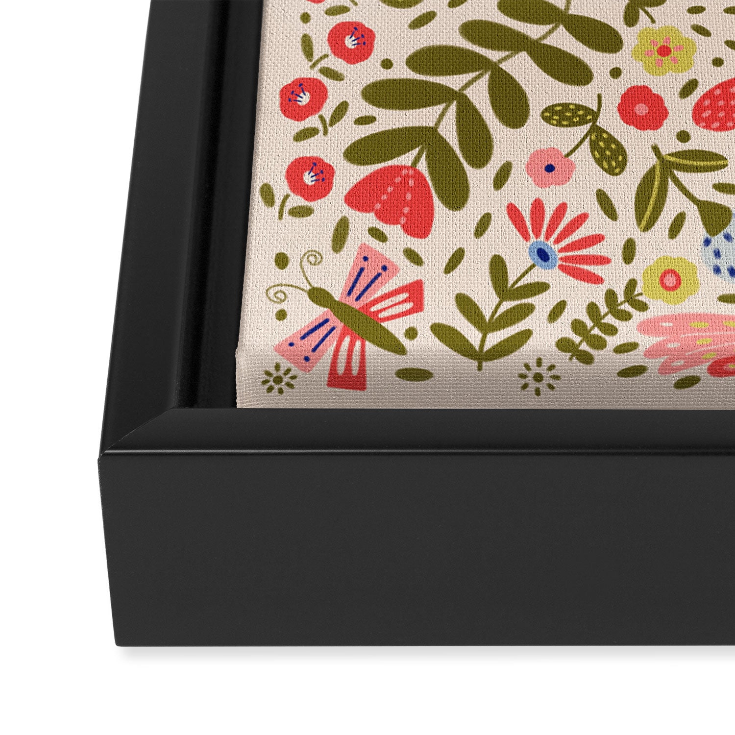 Blooms & Butterflies  Framed Canvas Print Gallery Image 3