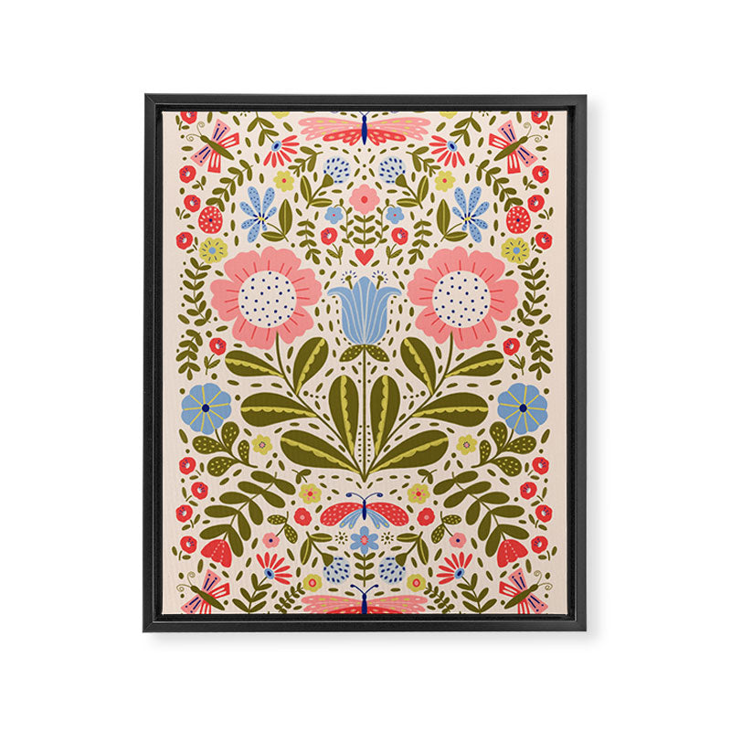 Blooms & Butterflies  Framed Canvas Print Gallery Image 6