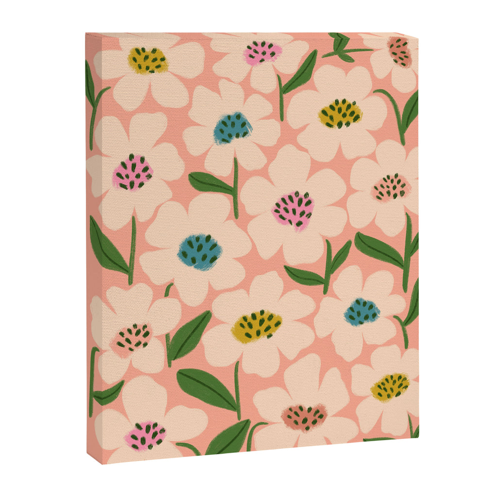 Blossom - Color fun Peach Canvas Print Gallery Image 8