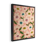 Blossom - Color fun Peach Framed Canvas Print Gallery Image 2