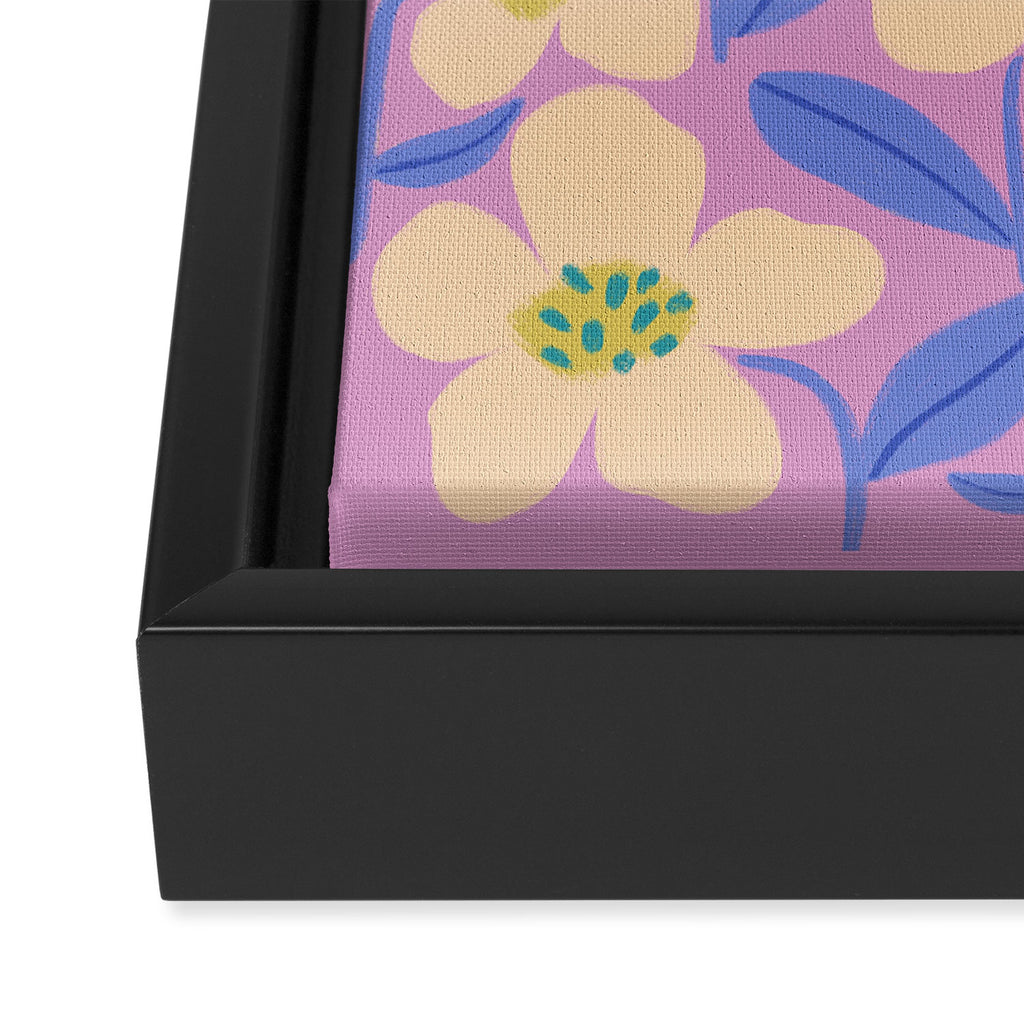 Blossom - Color Garden  Framed Canvas Print Gallery Image 3