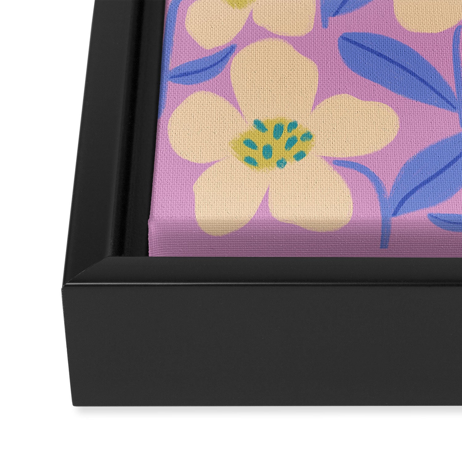 Blossom - Color Garden  Framed Canvas Print Gallery Image 3