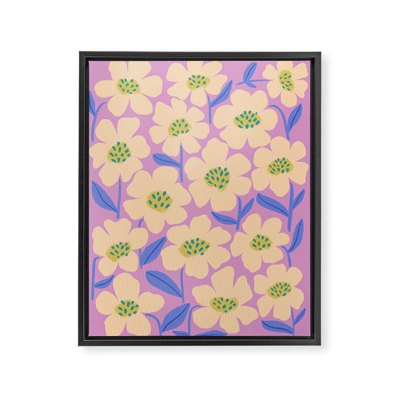 Blossom - Color Garden  Framed Canvas Print Gallery Image 6