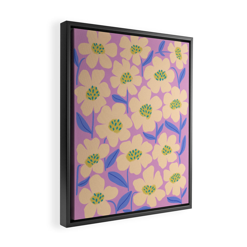 Blossom - Color Garden  Framed Canvas Print Gallery Image 2