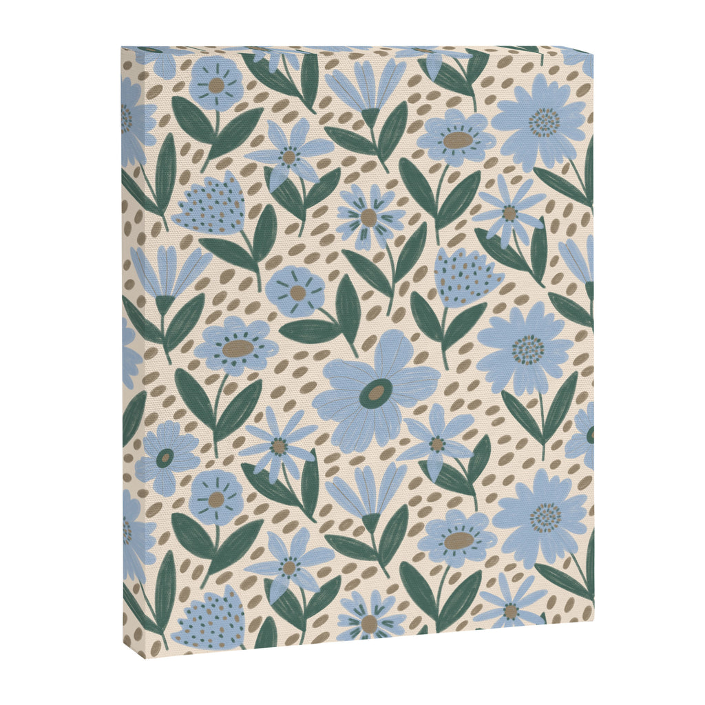 Blue Floral  Canvas Print Gallery Image 8