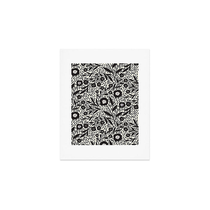 Botanical garden - Black and White Art Print Gallery Image 1