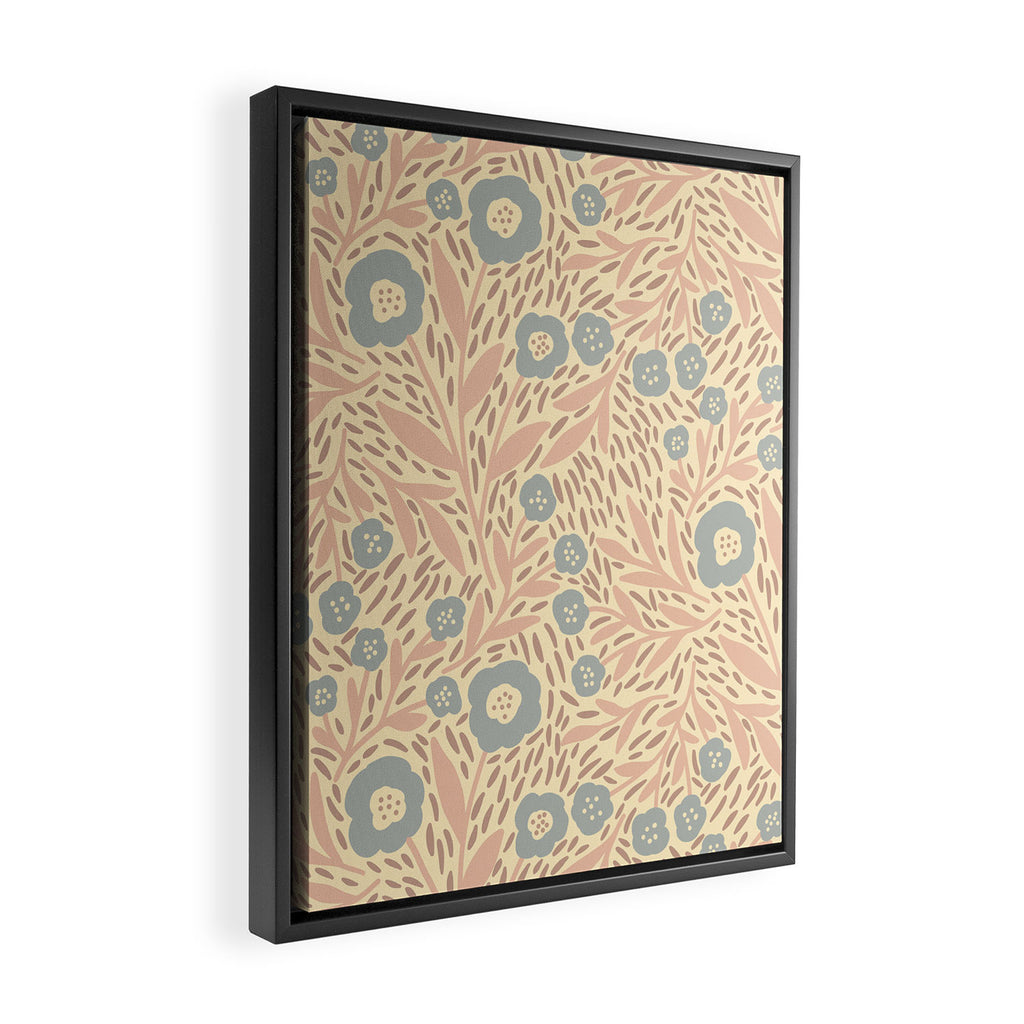 Botanical Garden - Neutral  tone Framed Canvas Print Gallery Image 2