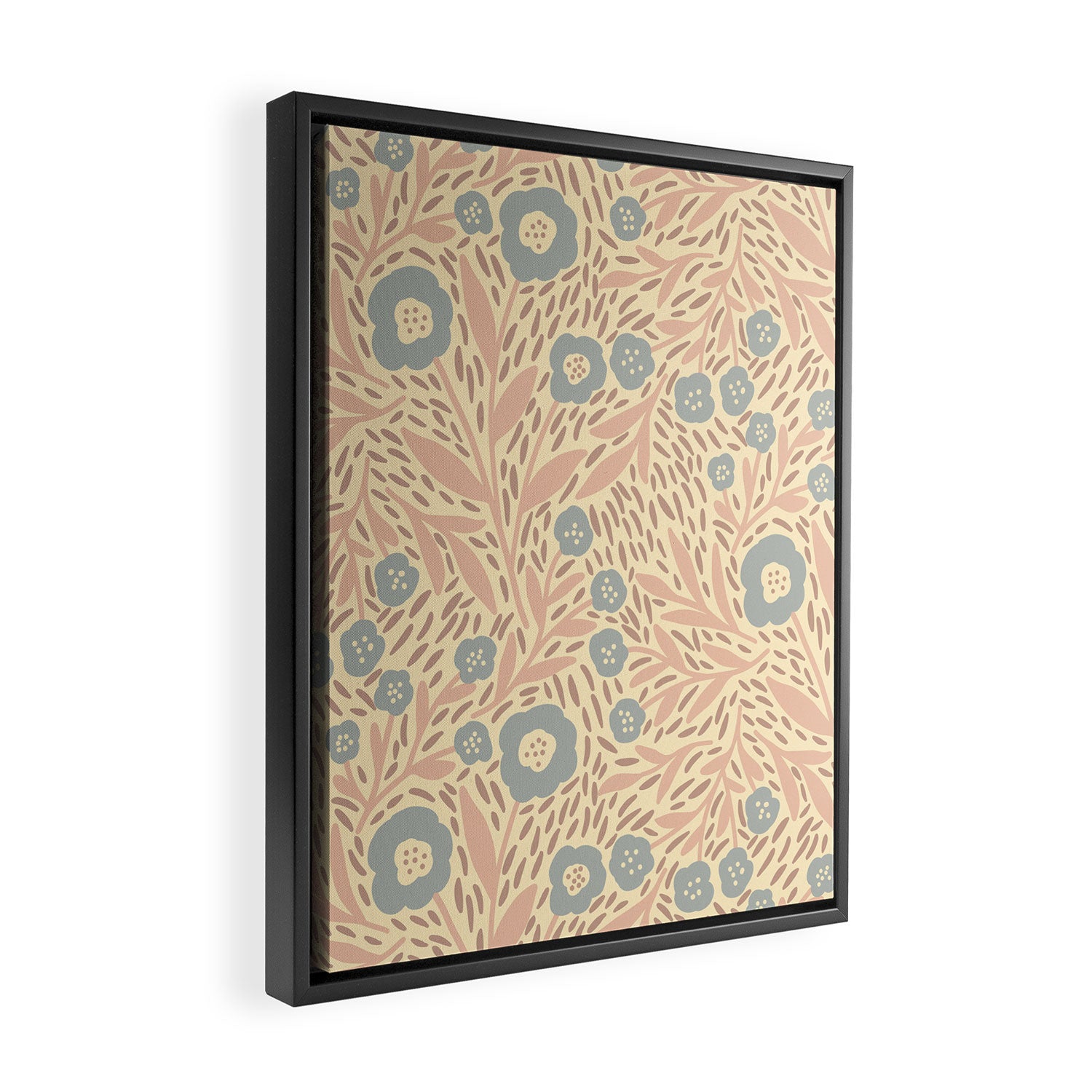 Botanical Garden - Neutral  tone Framed Canvas Print Gallery Image 2