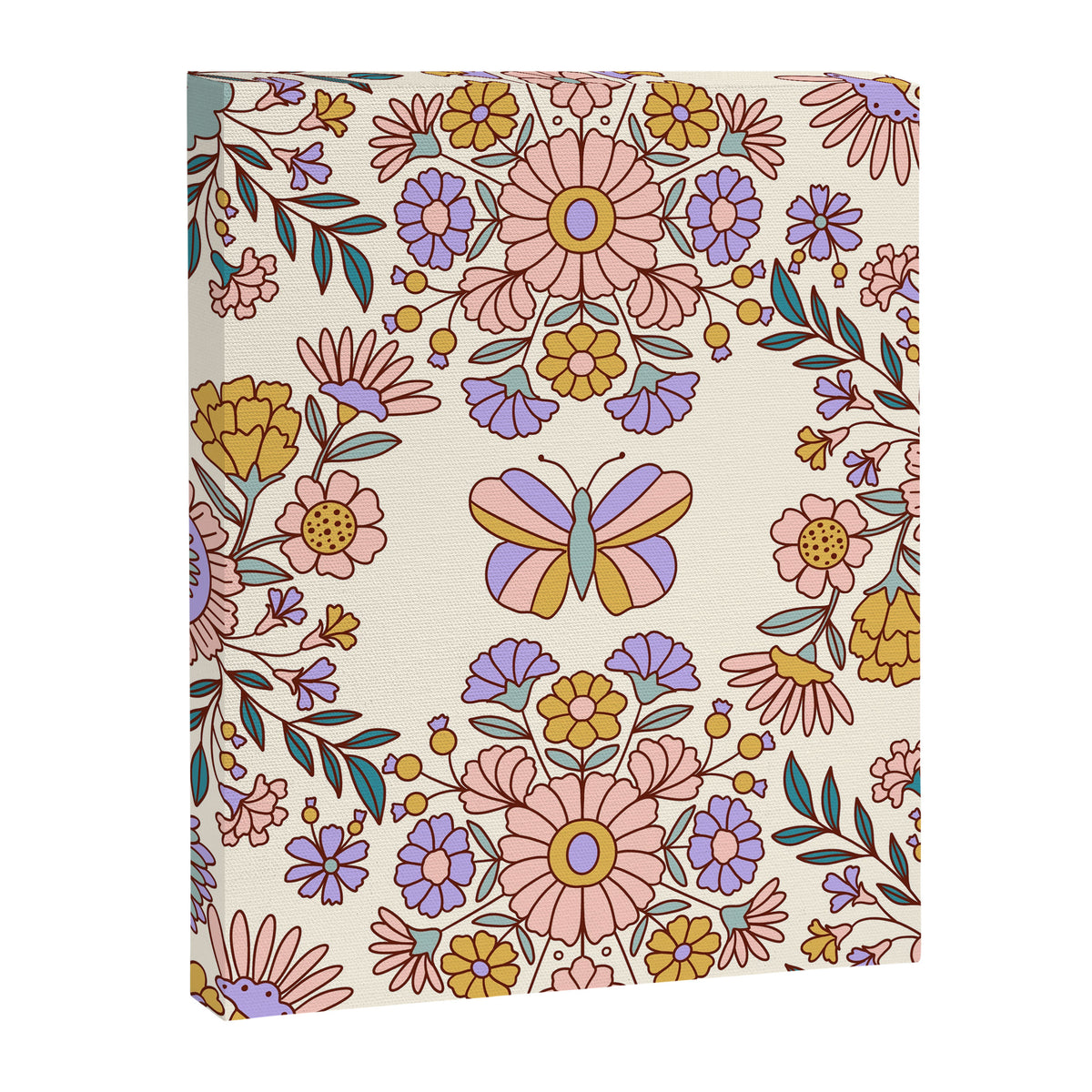 Butterfly Floral Garden  Canvas Print Gallery Image 6