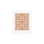 Butterfly Floral Mandala Art Print Gallery Image 1