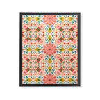 Butterfly Floral Mandala Framed Canvas Print Gallery Image 8