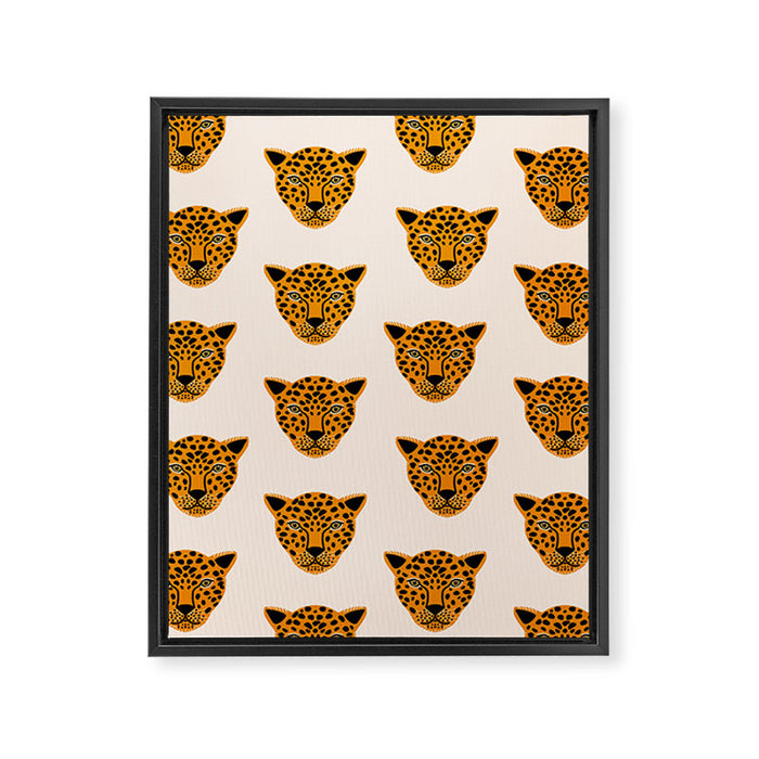 Cheetah - Animal Print  Framed Canvas Print Gallery Image 1