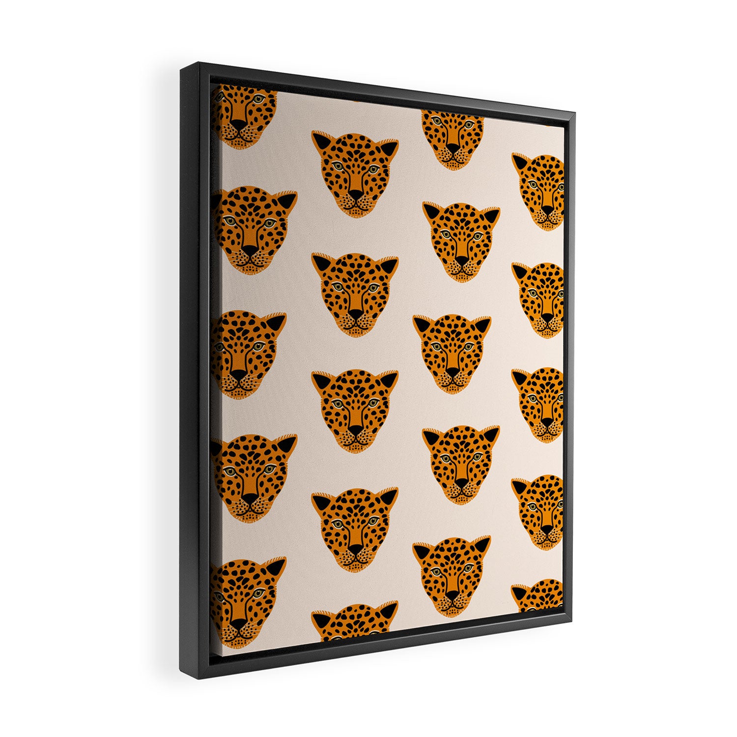 Cheetah - Animal Print  Framed Canvas Print Gallery Image 2