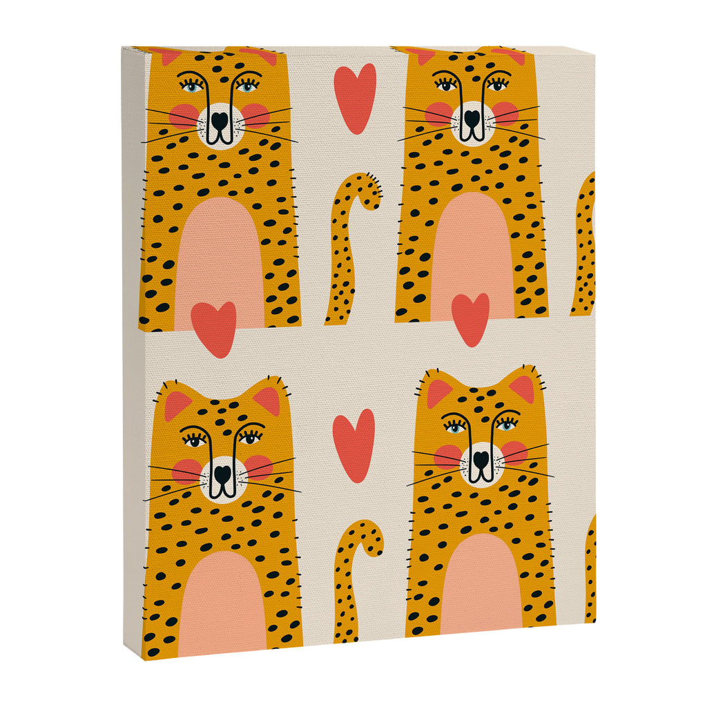 Cheetah Love Canvas Print Gallery Image 8