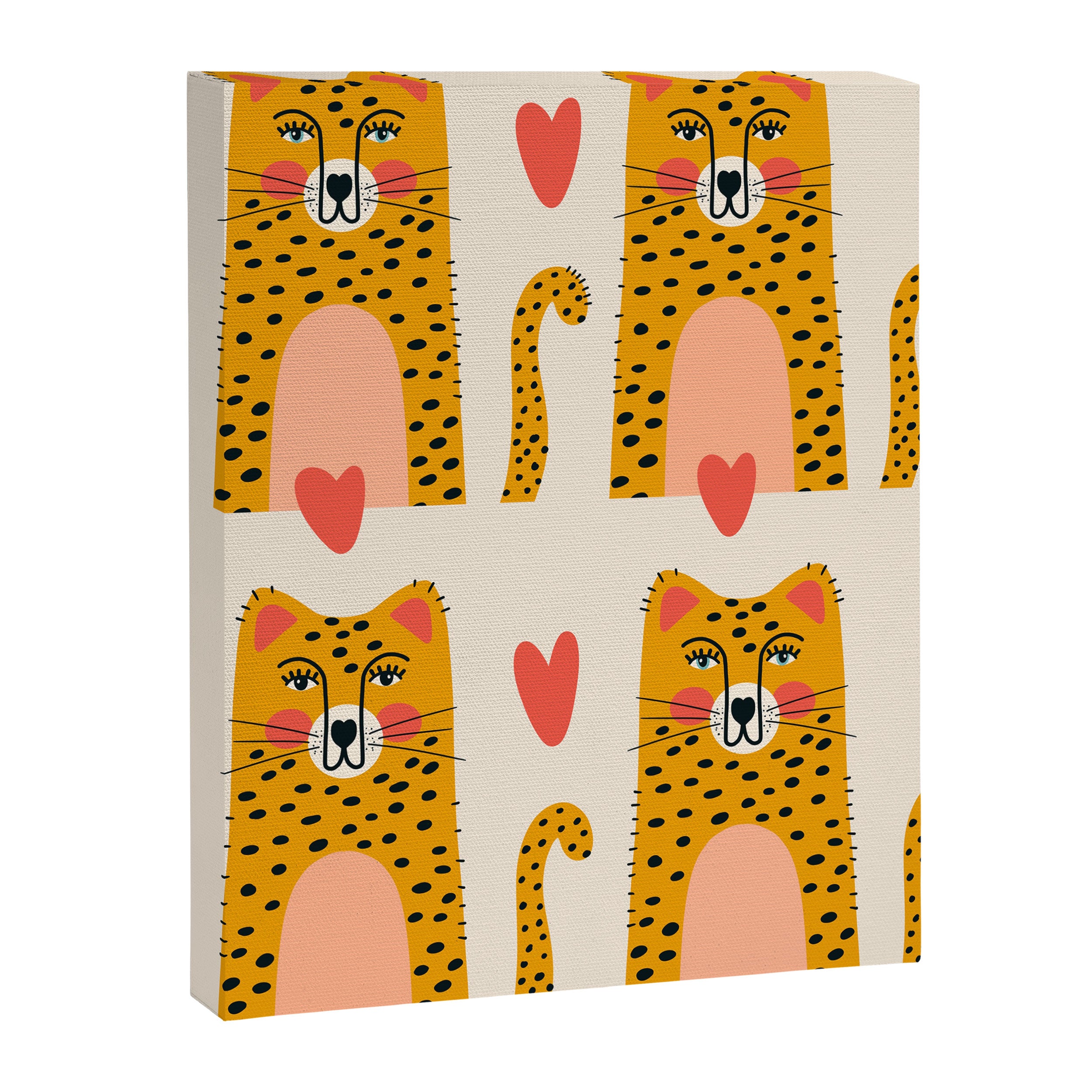 Cheetah Love Canvas Print Gallery Image 8