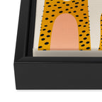 Cheetah Love Framed Canvas Print Gallery Image 3