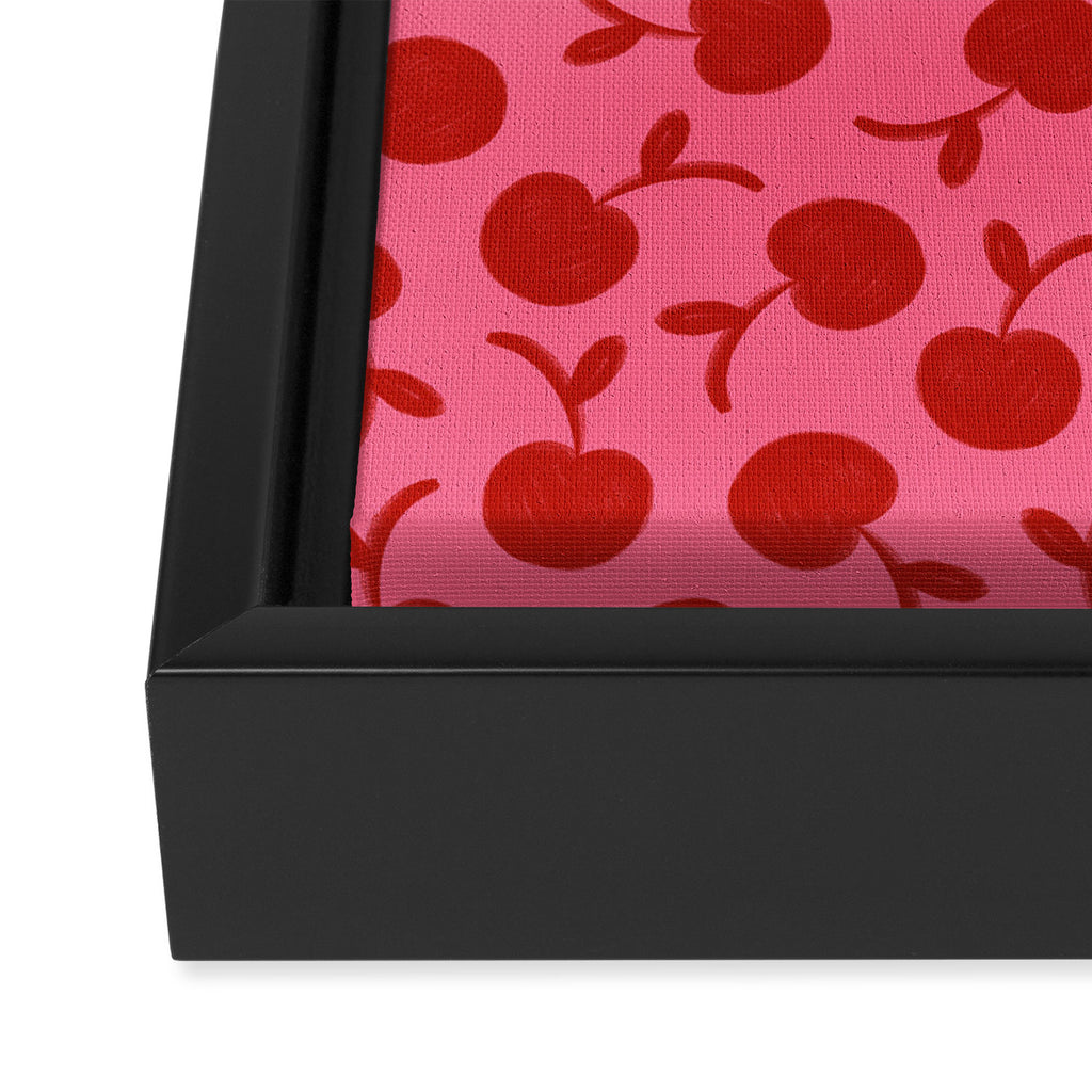 Cherry - Viva Magenta Framed Canvas Print Gallery Image 3
