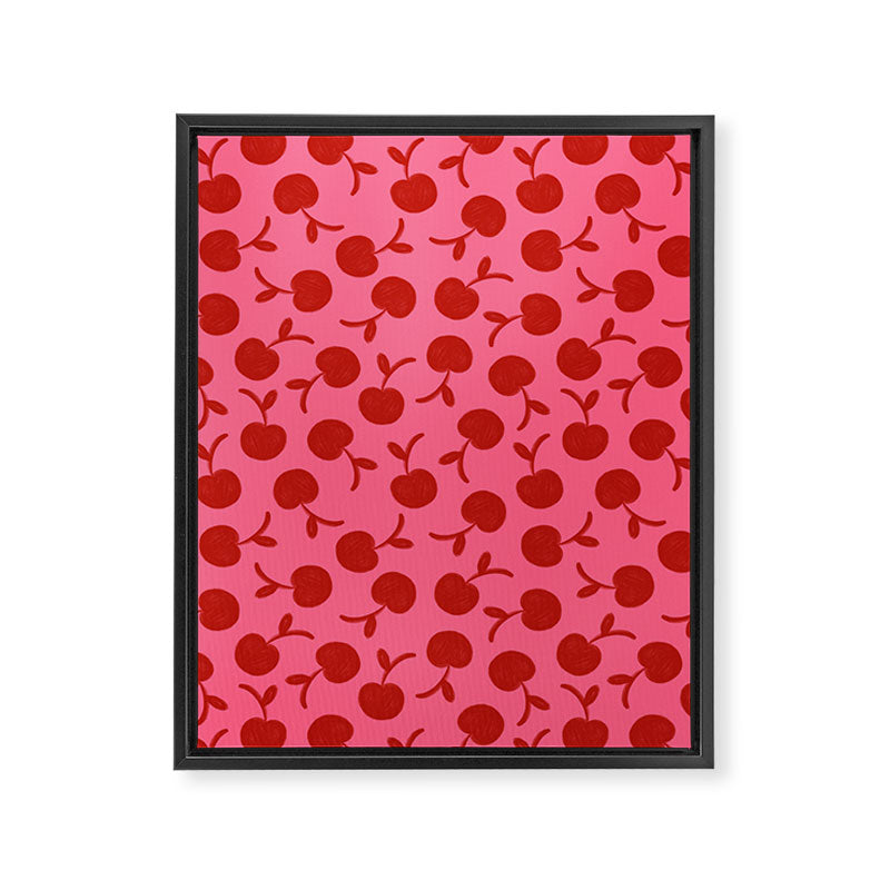 Cherry - Viva Magenta Framed Canvas Print Gallery Image 8