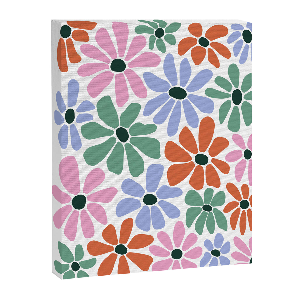 Christmas Retro Floral  Canvas Print Gallery Image 6