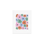 Christmas Retro Floral  Art Print Gallery Image 1