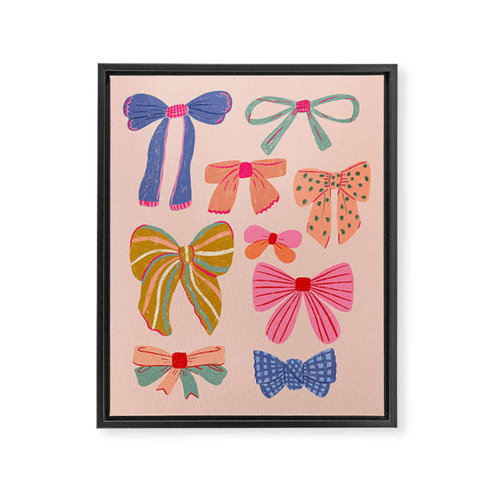 Colorful Bows - Joy of Together  Framed Canvas Print Gallery Image 1