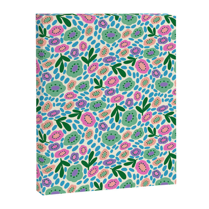 Colorful Cute Floral Canvas Print Gallery Image 1