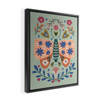Colorful Folk Butterfly  Framed Canvas Print Gallery Image 2