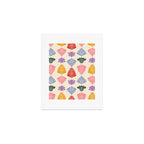 Colorful Folk Leaves Art Print Gallery Image 1