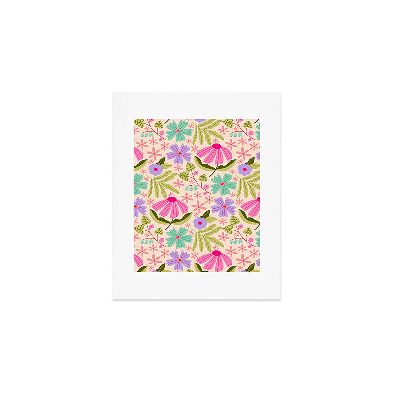 Colorful Garden - summer vibe Art Print Gallery Image 1