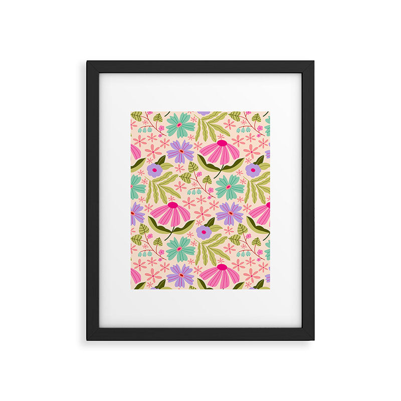 Colorful Garden - summer vibe Framed Art Print Gallery Image 6