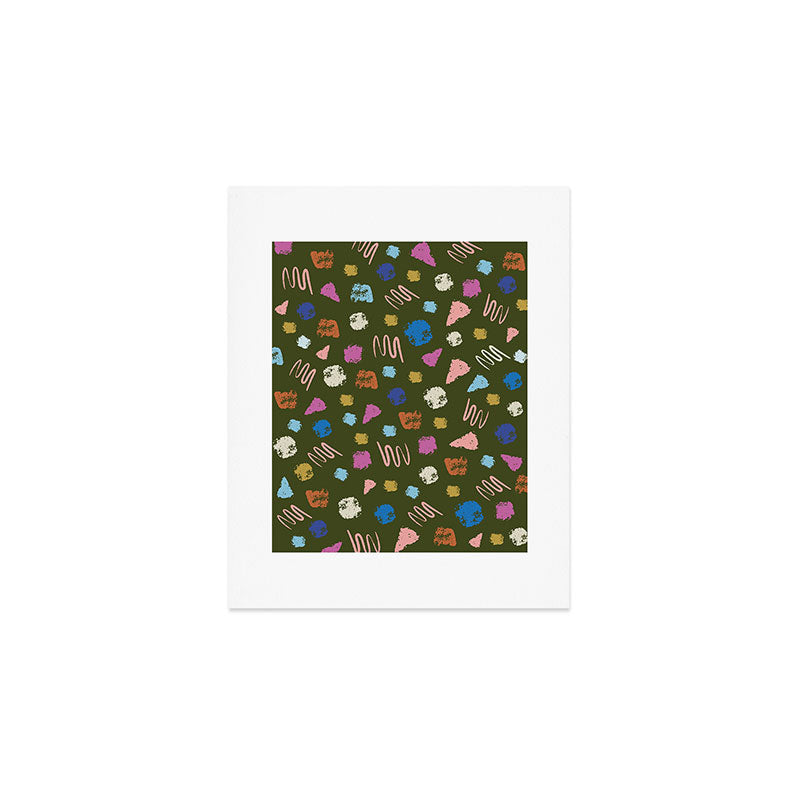 Colorful Geometric Art   Art Print Gallery Image 1