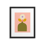 Colorful Modern Floral Vase  Framed Art Print Gallery Image 6
