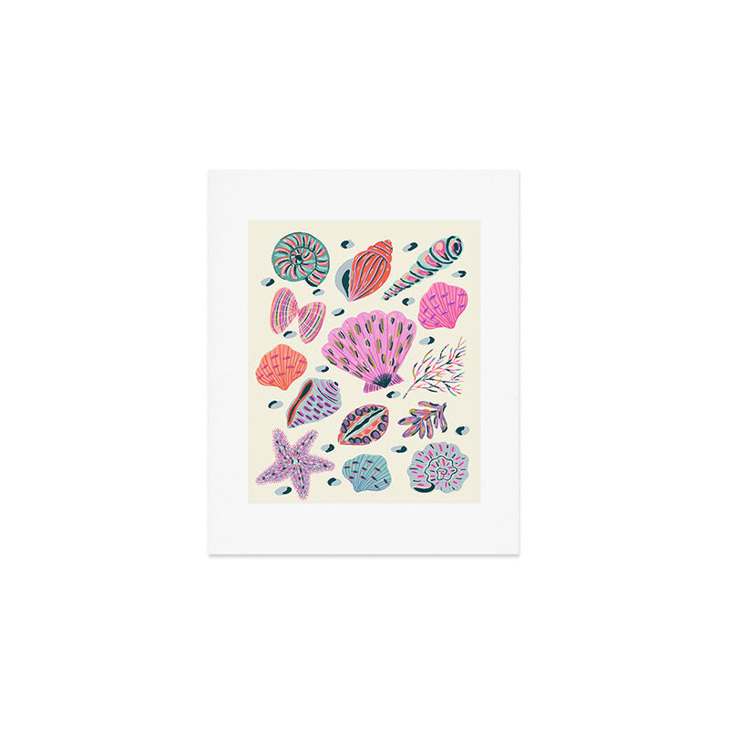 Colorful Seashell  Art Print Gallery Image 1