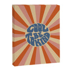 Cool to be Kind - Pink, Red and Blue  Canvas Print Gallery Image 8