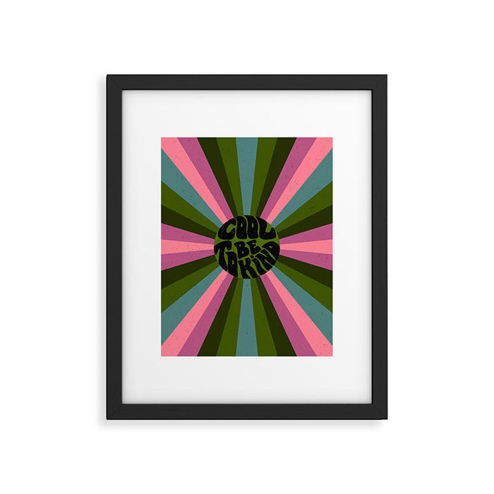 Cool to be Kind  Framed Art Print Gallery Image 1